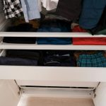 Vertical Storage - a closet full of clothes