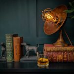 Furniture Repurposing - a table topped with books and a lamp