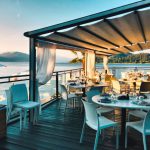 Outdoor Dining - a restaurant with a view of the water